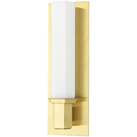 Walton Support de bain 1 lumière laiton, verre