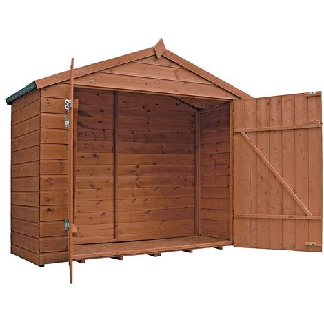 Waltons 7ft x 3ft Tongue And Groove Apex Wooden Bike Shed