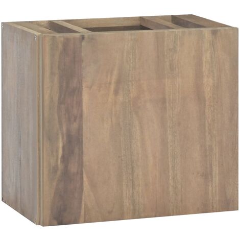 Wand-Badschrank Badhängeschrank,Hängeschrank 45x30x40 cm Massivholz Teak -BV94372