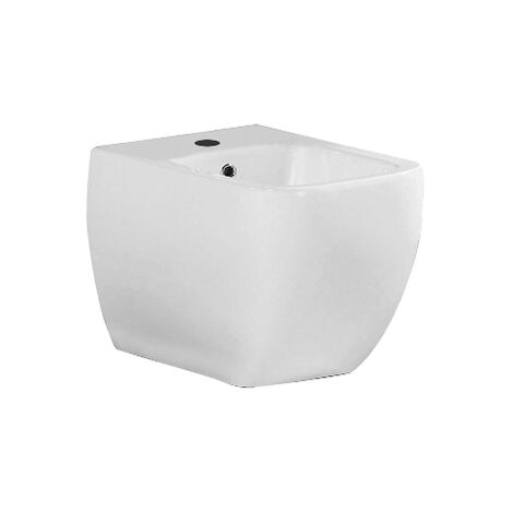 Wand-Bidet mit verdeckter Befestigung und Wasserhahn
