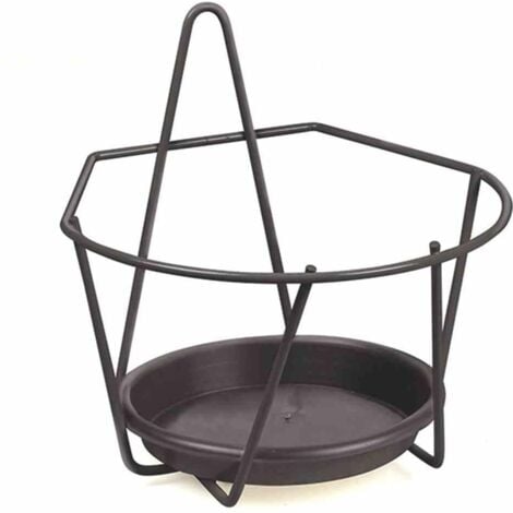 JARDIFER Wand-Blumentopfhalter grau, Ø 16 cm