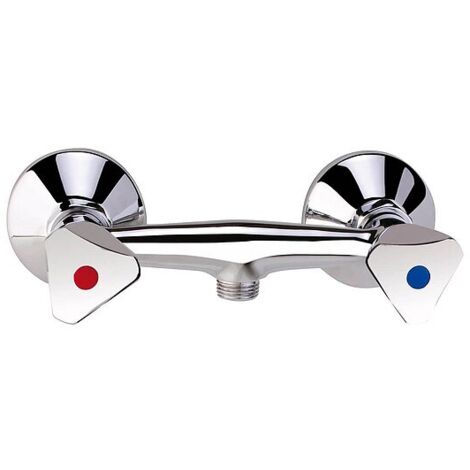 Wand-Brause-Zweigriffmischer Etou - Aufputz - chrom