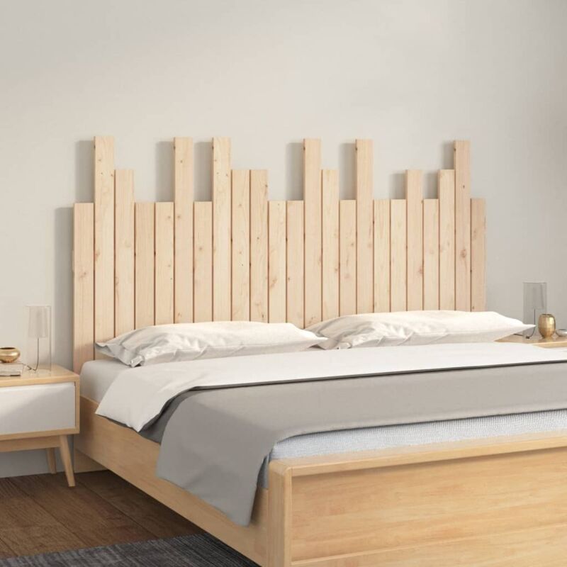Vidaxl - Tête de lit murale 146,5x3x80 cm Bois massif de pin