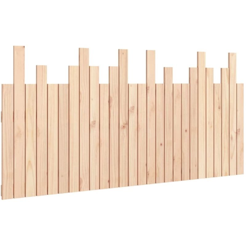vidaXL Tête de lit murale 166x3x80 cm Bois massif de pin