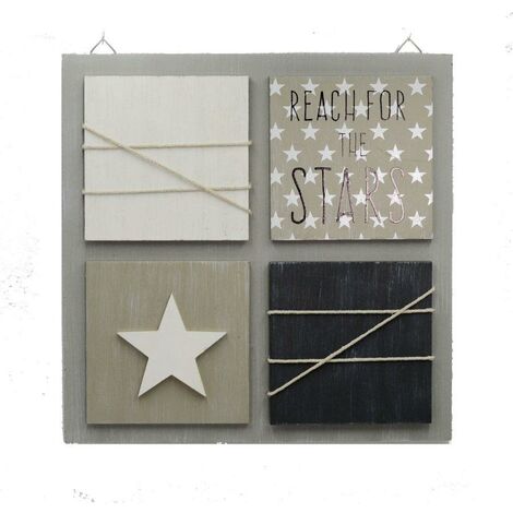 Wand-Memohalter aus Holz cm30x30x2