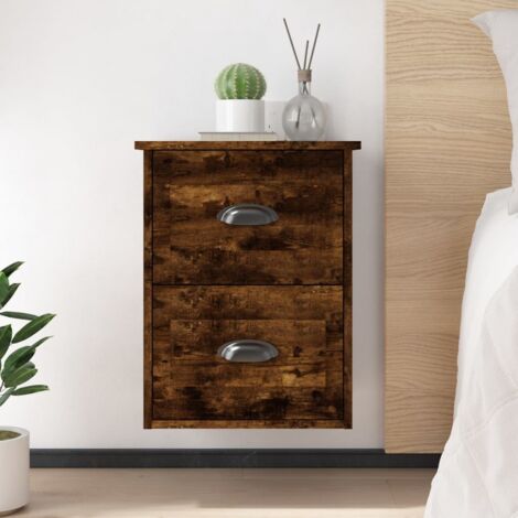 Wand-Nachtisch eichenrauch 41,5x36x53 cm