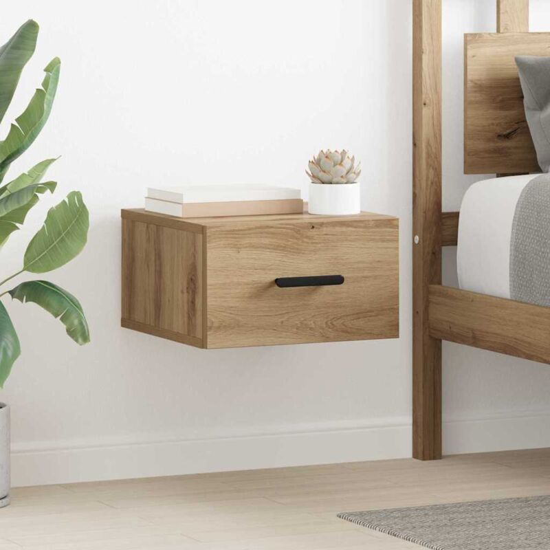 Nachttisch 2 Pcs Artisan-eiche 35 X 35 X 20 Cm Holzwerkstoff Vidaxl