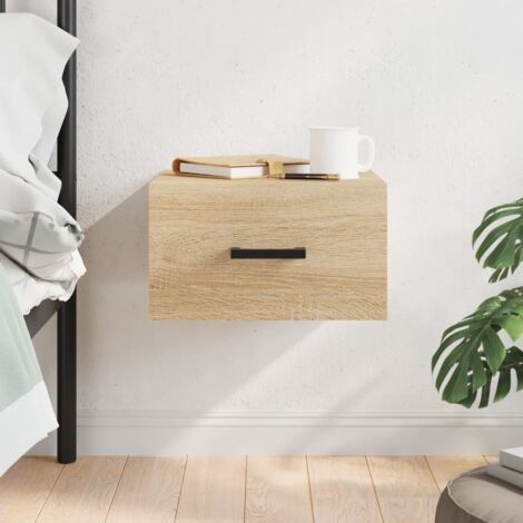 Wand-Nachttisch Sonoma-Eiche 35x35x20 cm vidaXL