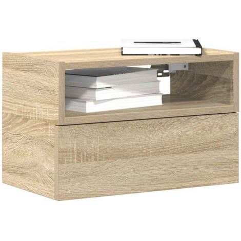 Wand-Nachttisch Sonoma-Eiche 45x26x28,5 cm vidaXL936887