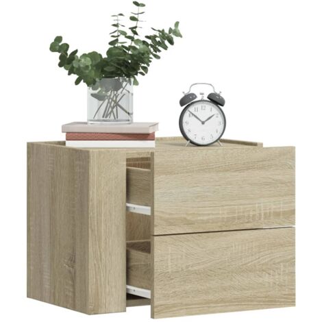 Wand-Nachttisch Sonoma-Eiche 45x30x35 cm
