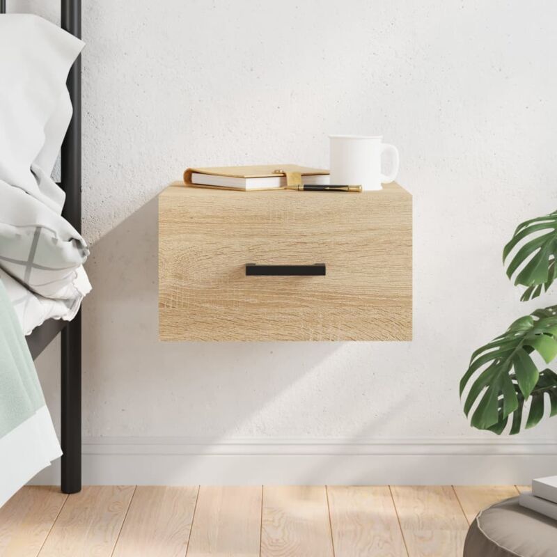 Wand-nachttisch Sonoma-eiche 35x35x20 Cm Vidaxl