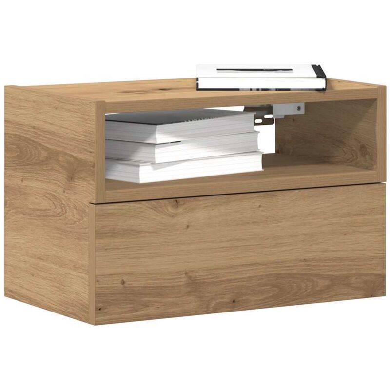 Wand-nachttisch Artisan-eiche 45x26x28, 5 Cm Vidaxl