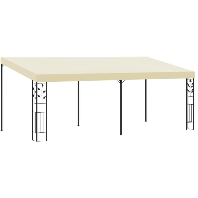Wand-pavillon 6x3x2, 5 M Cremeweiß - Vidaxl