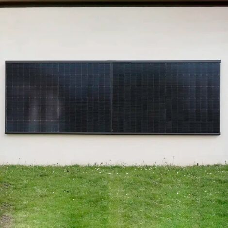 Wand PV Montagepaket Premium für 2 PV-Modul verdecktes Montagesystem Solar Wand 0% nach §12 Abs. 3 UstG