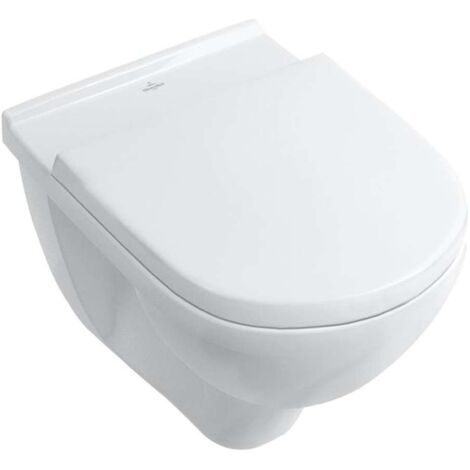 Wand-Tiefspül-WC Villeroy & Boch O.Novo 360 x 560 mm, spülrandlos, weiß - 5660R001