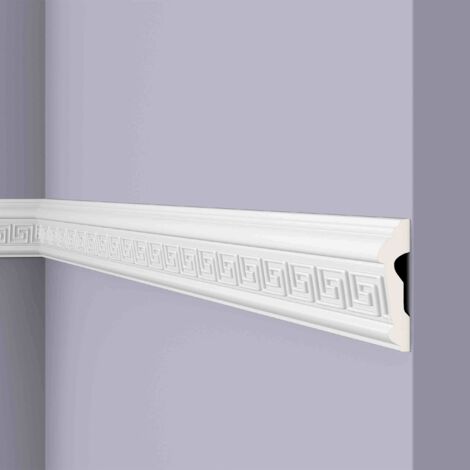 Wand- und Friesleiste NMC Z31 ARSTYL Noel Marquet Zierleiste Stuckleiste Modernes Design weiß 2 m