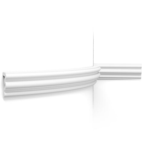 Wand- und Friesleiste Orac Decor P4025F LUXXUS AUTOIRE flexible Zierleiste Stuckleiste Zeitloses Klassisches Design weiß 2 m