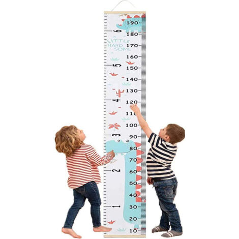 Wand-Wachstumstabelle für Kinder – Dekorativer Maßband-Aufkleber