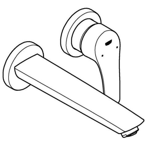 Wand-Waschtischmischer Grohe Eurosmart, Ausladung 211 mm, chrom - 29338003