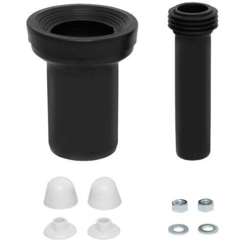 Wand-WC Anschlussgarnitur, WC Anschluss-Set - 90 mm x 170 mm lang 01.003.019