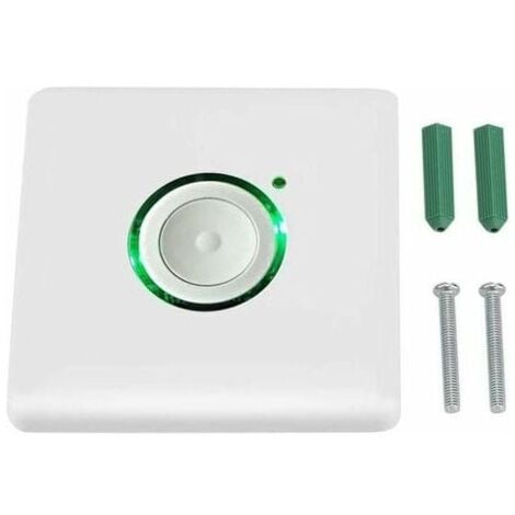 Wand-Zeitschaltuhr, AC110 220V Außen-LED-Touch-Verzögerungs-Zeitschaltuhr 16 Stufen