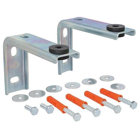 Wandbefestigungs-Set universal, Typ L-HV 100-150, galvanisch verzinkt inkl. Befestigungsmaterial