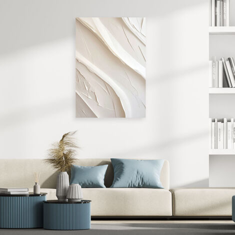 Wandbild 3D Textur Beige 40x60