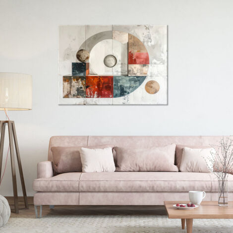 Wandbild Abstrakte Formen Imitationsfarbe 60x40