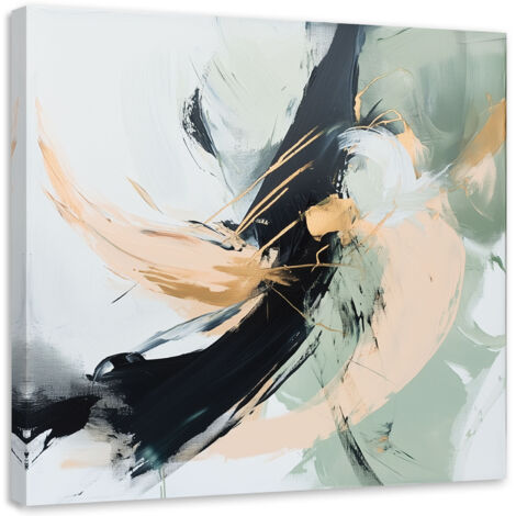 Wandbild Abstrakte Imitation Ölfarbe 30x30 cm