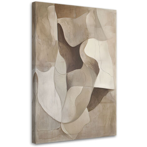 Wandbild Abstraktion Minimalismus Formen 60x90 cm