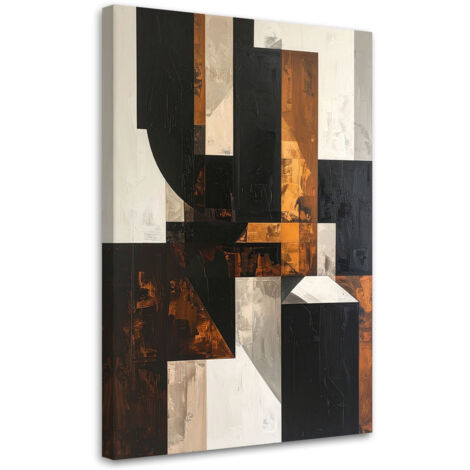 Wandbild Abstraktion Textur braun 40x60 cm