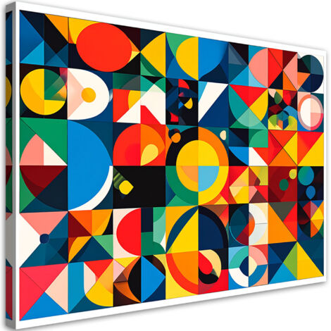 Wandbild Bunte Abstraktion 100x70 cm