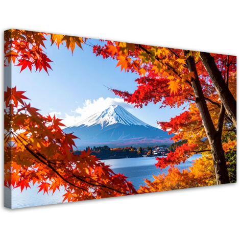 Wandbild Der japanische Berg Fuji Natur 80x40 cm