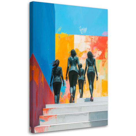 Wandbild Figuren Abstrakt 40x60 cm