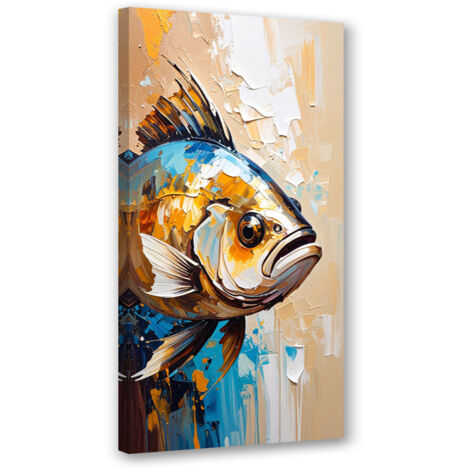 Wandbild Fisch Meerestier 40x80 cm