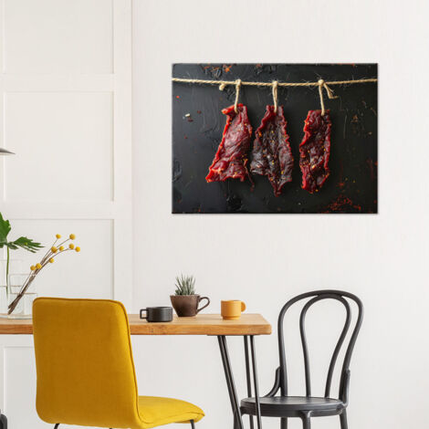 Wandbild Getrocknetes Fleisch 60x40