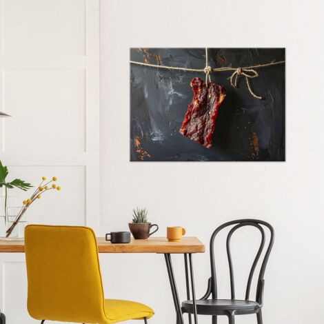 Wandbild Getrocknetes Rindfleisch 90x60