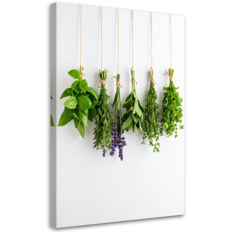 Wandbild Kräuter Gewürze 70x100 cm