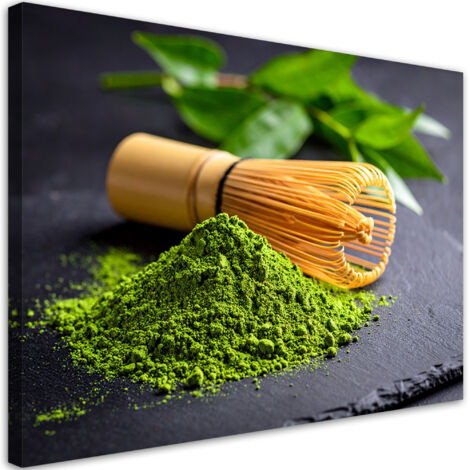 Wandbild Matcha Tee 90x60 cm