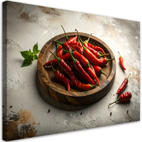 Wandbild Rote Paprika 60x40 cm