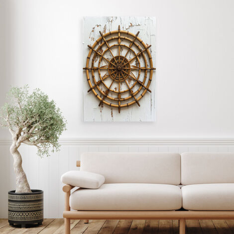 Wandbild Zen Spa Orient Shabby Chic 70x100