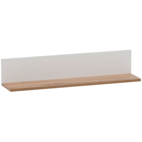 Wandboard in matt weiß mit Eiche, JAUSA-80
