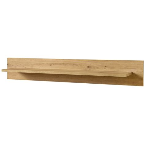 Wandboard TIROL-61 Eiche Artisan Nachbildung Schwarz B/H/T ca. 107/17/19cm
