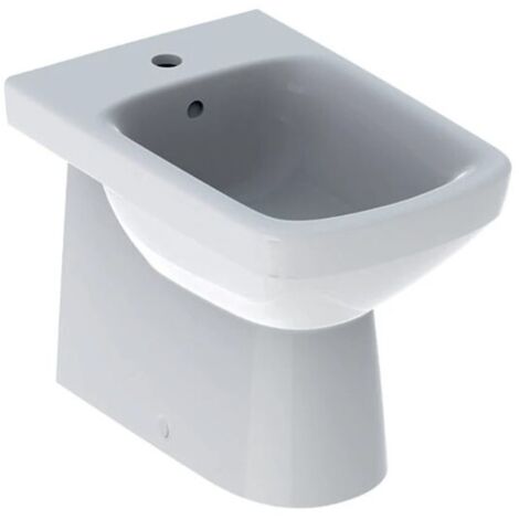 Wandbündiges Stand-Bidet weiß glänzend - Geberit Selnova Square
