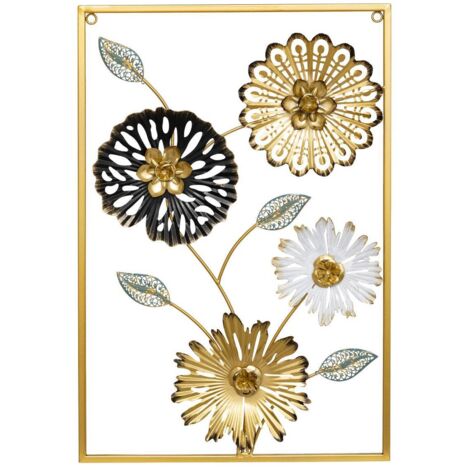 Wanddeko Florine 40x60cm - Golden