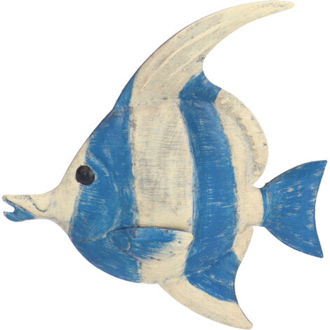 Wanddeko mit Fischmotiven im maritimen Stil fürs Kinderzimmer – Bastelidee für die Heimdekoration