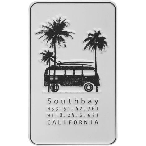Wanddeko South Metall 20x12cm - Model 1