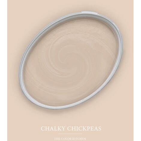Wandfarbe Beige matt  The Color Kitchen Chalky Chickpeas  Exklusive Innendispersion Hohe Deckkraft  5 Liter