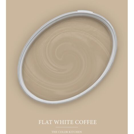 Wandfarbe Beige matt The Color Kitchen Flat White Coffee Exklusive Innendispersion 5 Liter