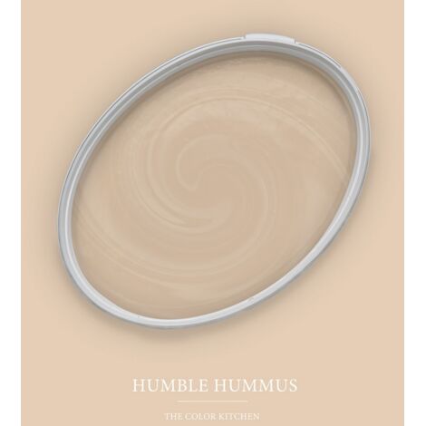 Wandfarbe Beige matt The Color Kitchen Humble Hummus Exklusive Innendispersion Hohe Deckkraft 2.5 Liter